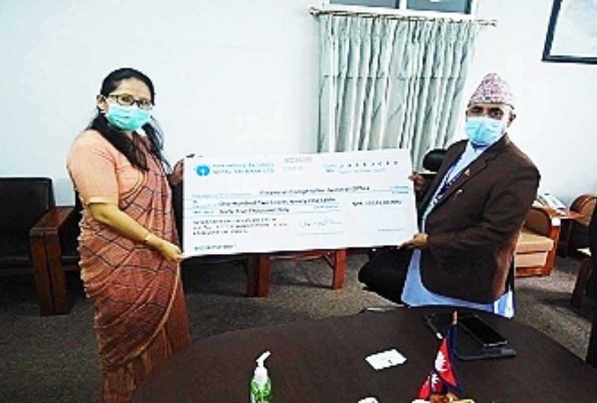 India Government gave Nepal 1.54 billion Nepalese currency for helping earthquake affected districts