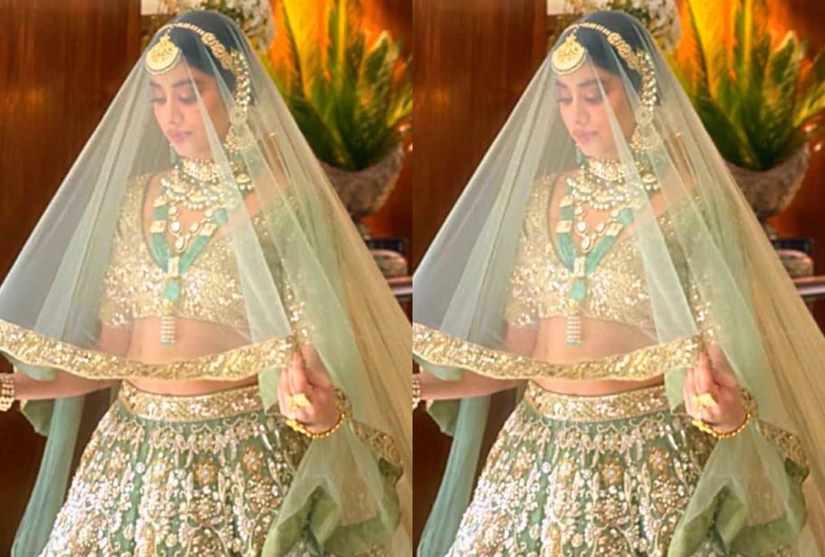 janhvi kapoor bridal look in film roohi