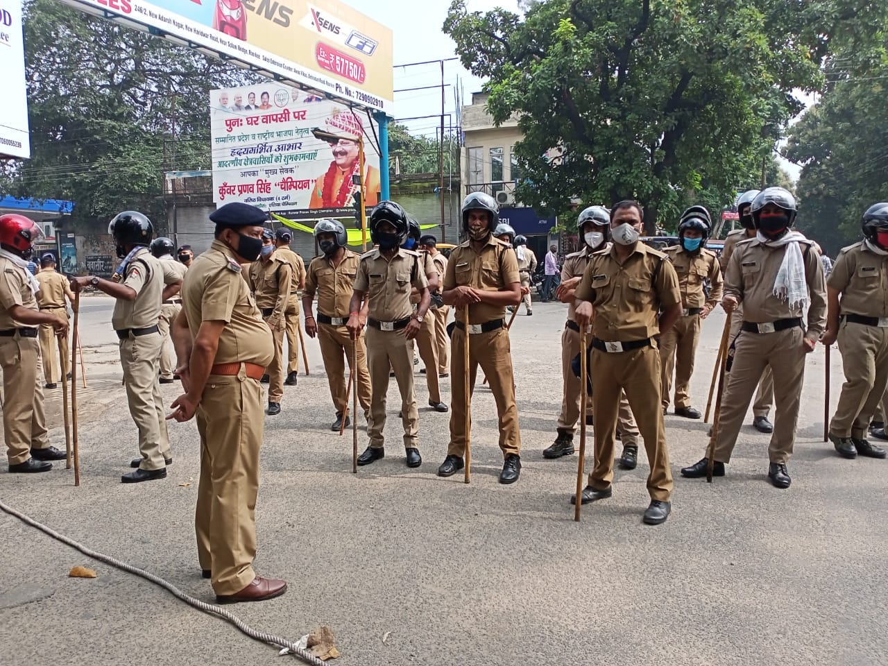 bharat band in uttarakhand : Tikait activists jam highway om roorkee, photos