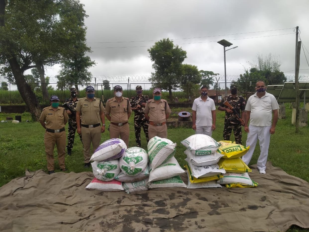 SSB And Police Seized Fertilzers
