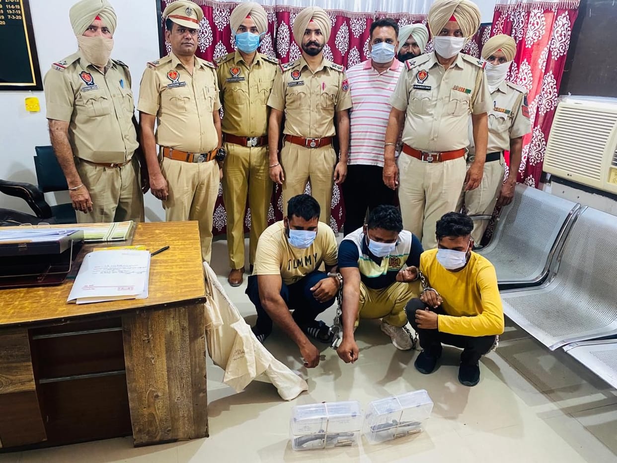 Three robbers arrested in Ferozepur