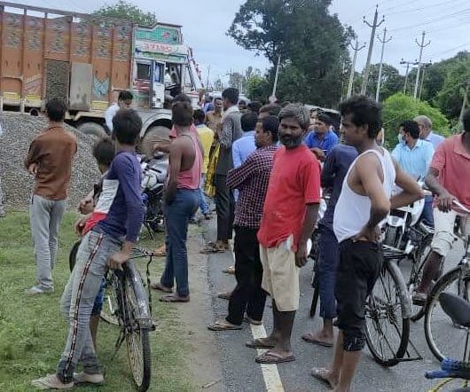 dead body found near the road
