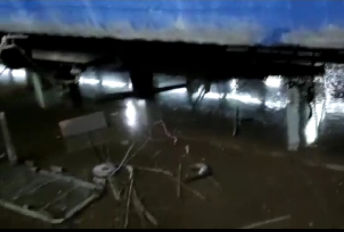 Weather news Water logging in city after heavy rain during Monsoon depart from gorakhpur