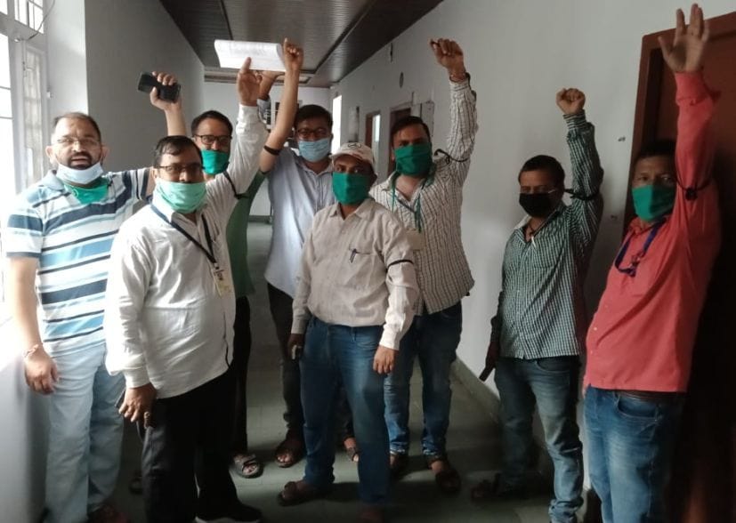 Swajal employees started work boycott