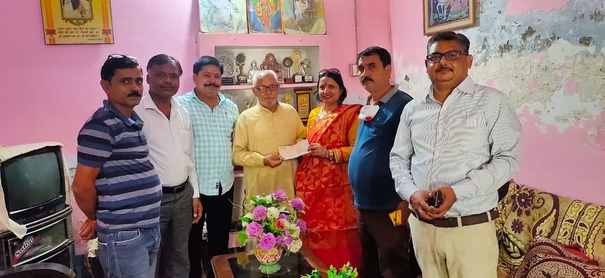 Bar council handed over checks to the advocates