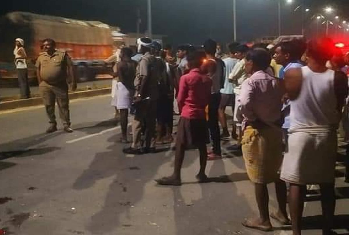two constables on bike hit by unknown vehicle one dies on spot other injured