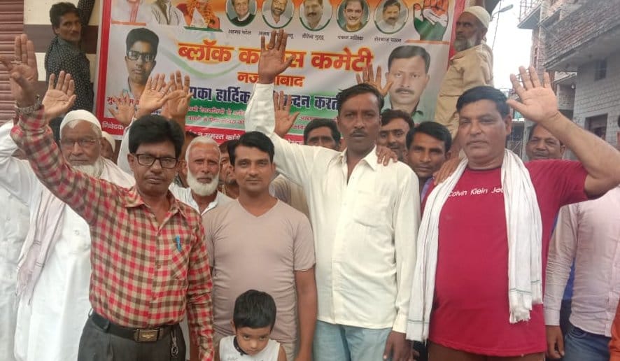 Farmers jammed Mota Mahadev Marg