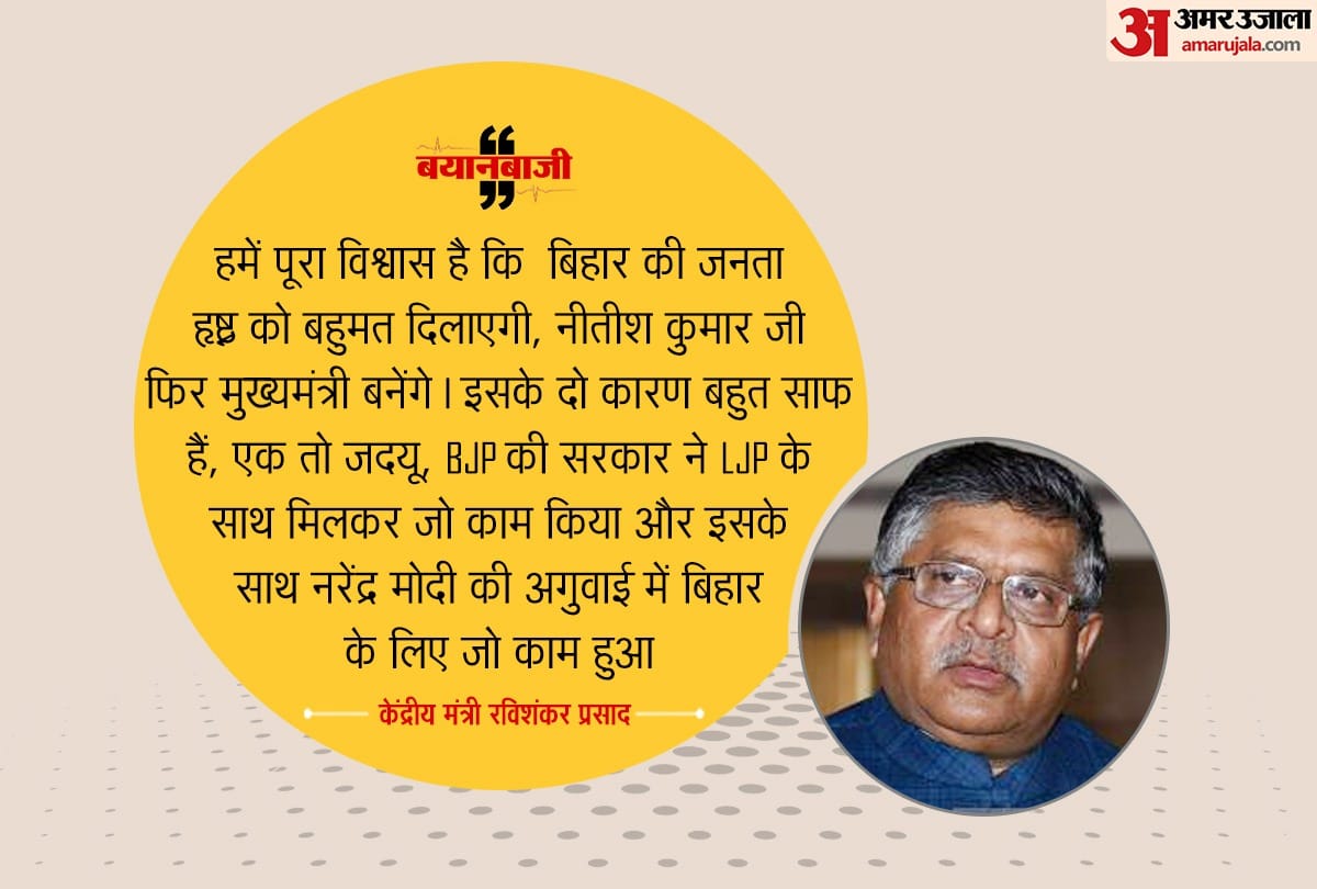 Bihar election 2020 date announced and ravi shankar prasad and tejashwi yadav are claiming their victory
