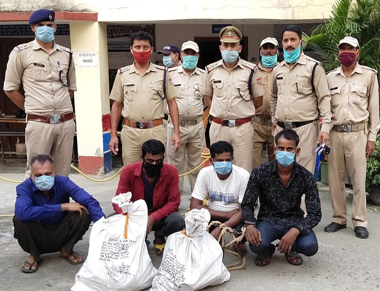 Four accused arrested for stealing parts from factory