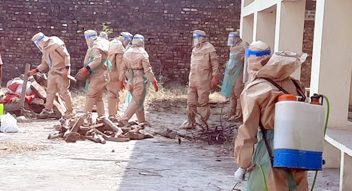 A 45-year-old woman died of Safidon from Corona