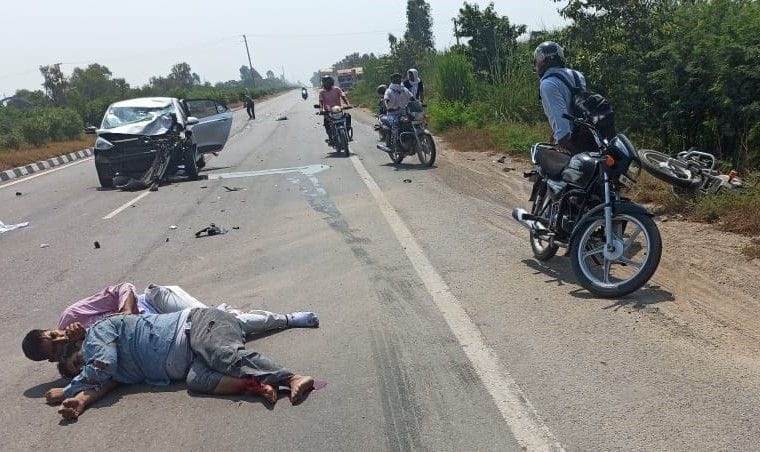 Road collision roadway driver killed by car collision