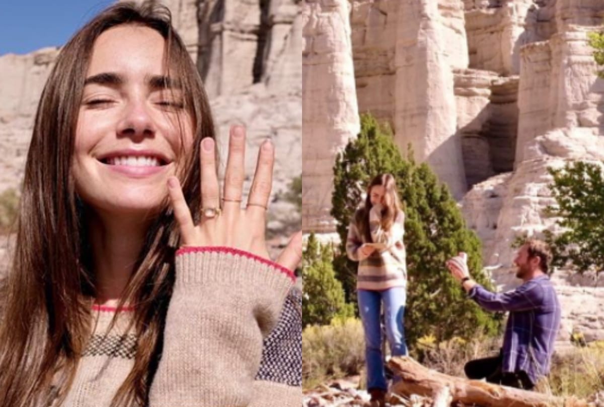 Lily Collins CONFIRMS engagement with director Charlie McDowell