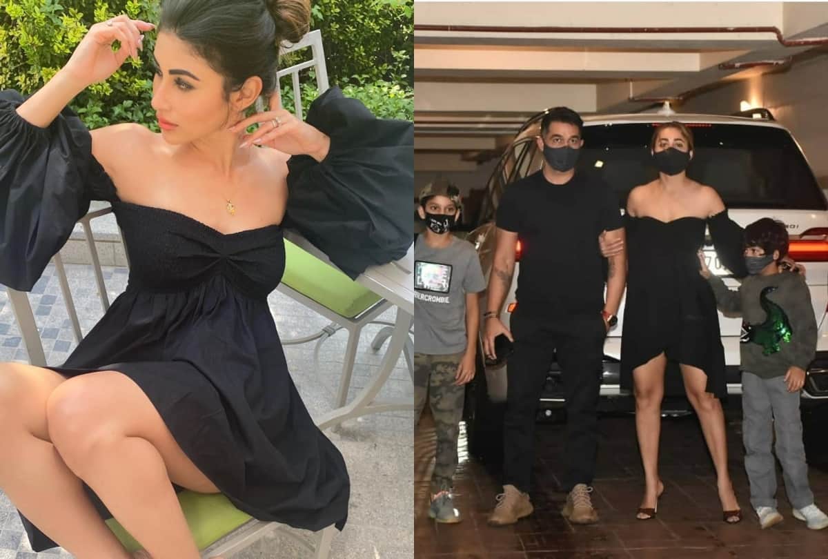 mouni roy latest maldives vacation pic in black dress