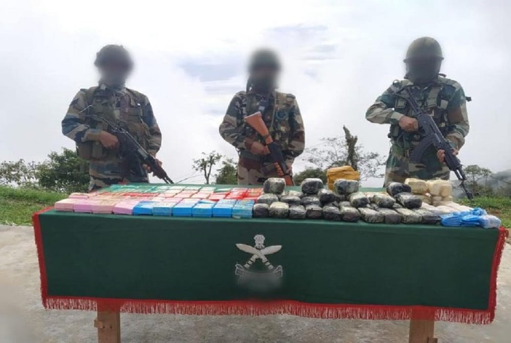 Manipur: 670 gms of heroin, 124000 WIY tablets worth Rs 6.4 Crores were recovered