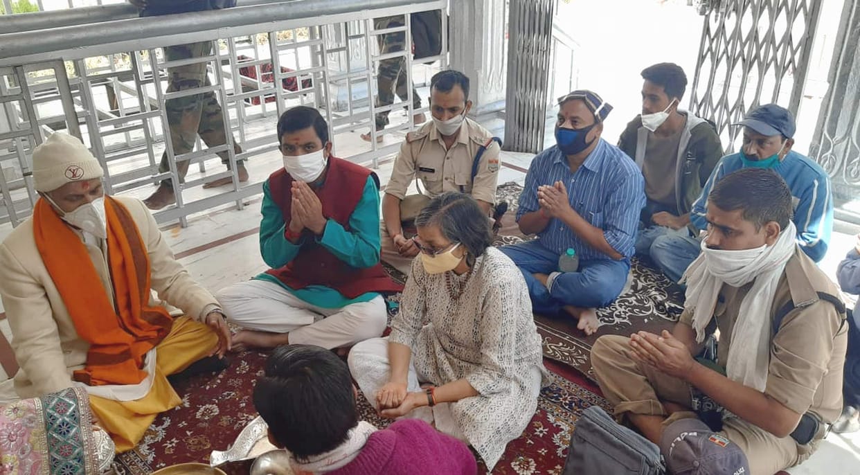 ADG Maharashtra Shukla visited Gangotri Dham