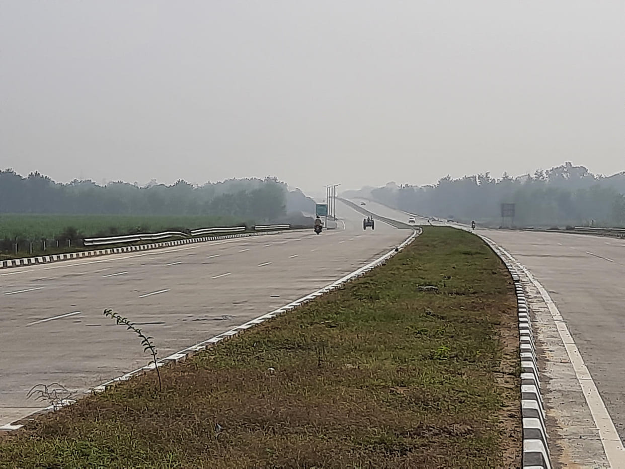 Preparations still incomplete, but vehicles started running on the bypass