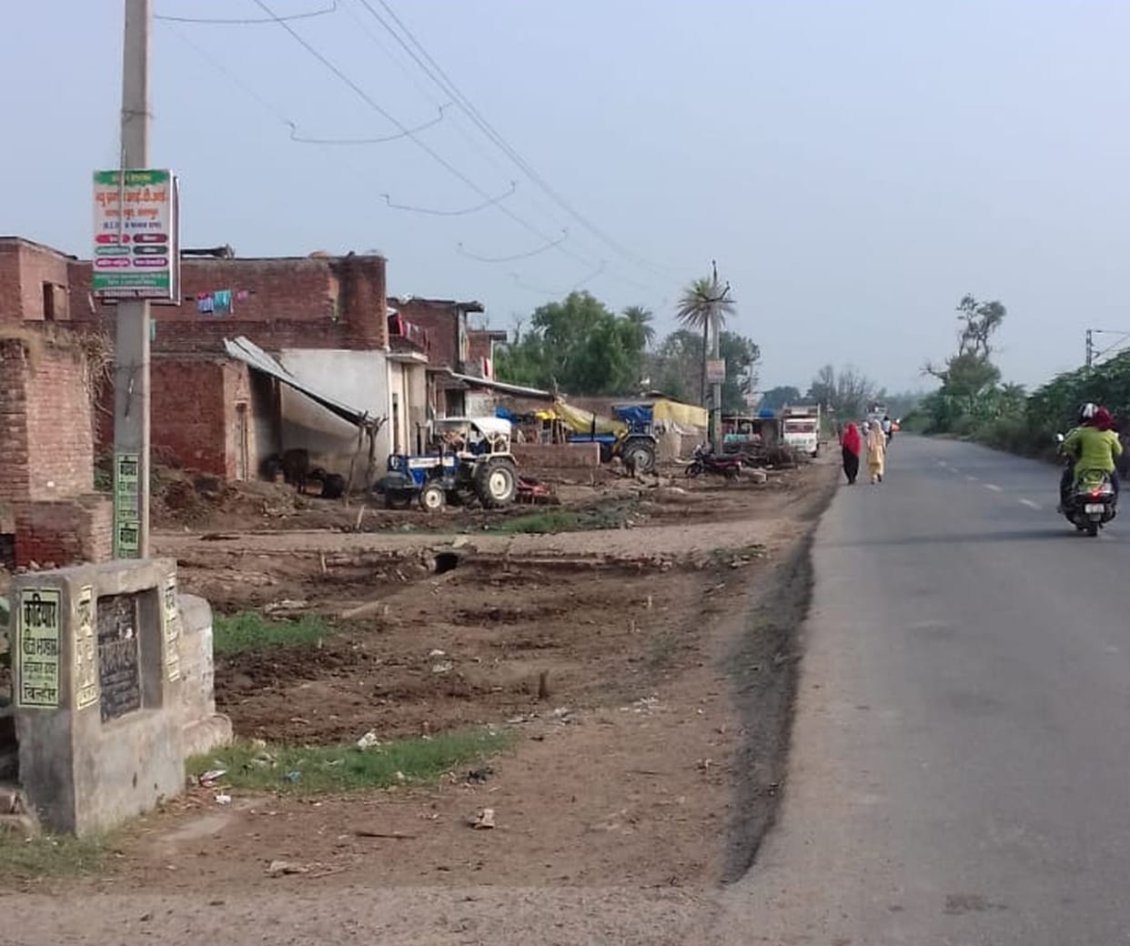 GT Road widening will break many houses in Rasulpur village