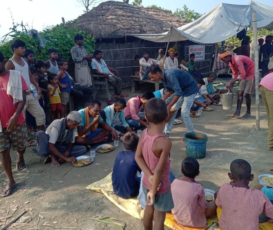 community kitchen for flood effected  people
