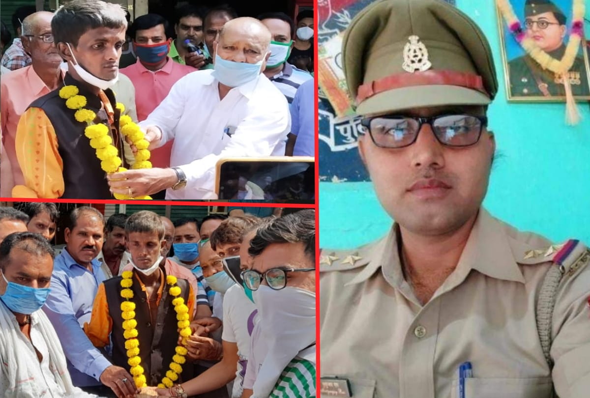 Father met son in Madhya Pradesh after ten years at initiative of gorakhpur Khajani Sho