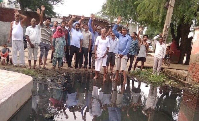 people problem, indiwali village, protest