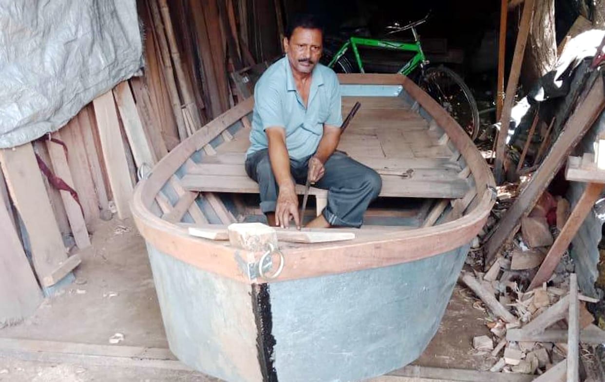 Kafeel's hand made boat goes to other regions