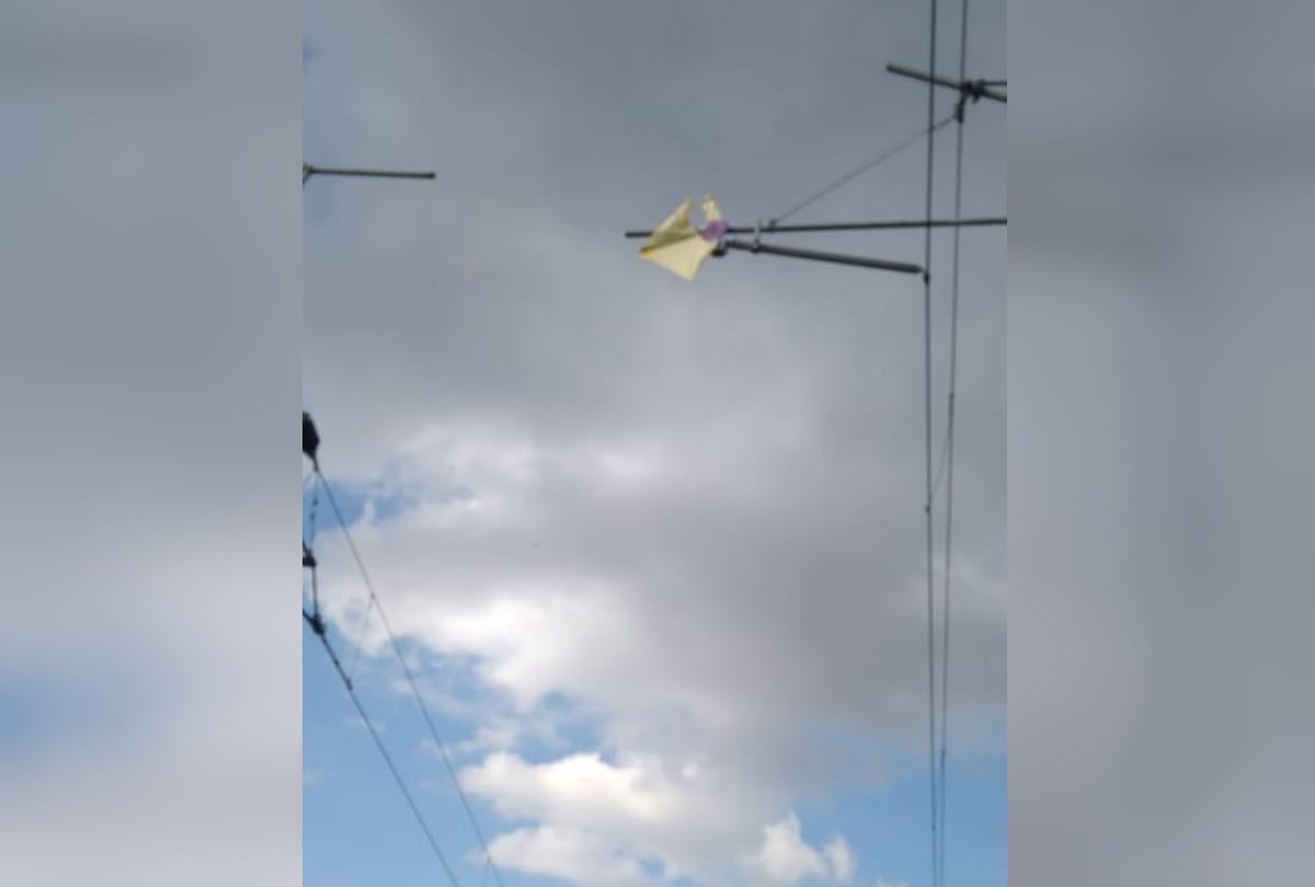 two years jail after caught kite-flying in side of railway line