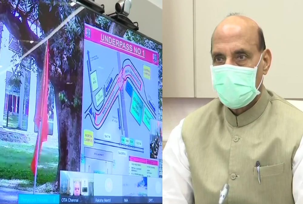 Uttarakhand news : Defense Minister Rajnath Singh to lay foundation virtual for two tunnels in dehradun IMA today