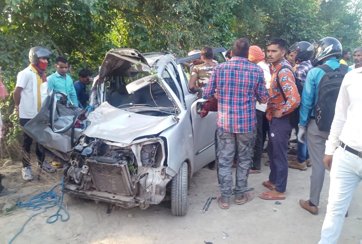 Bulandshahr truck and car accident two died four injured