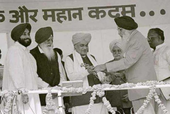 Akali Dal and BJP Alliance was due to Atal Bihari Vajpayee