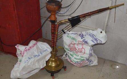 Police raid two restaurants in DDipuram, absconders running hookah bar, police caught waiters