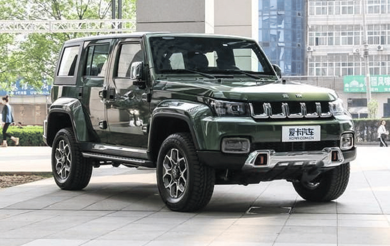 China copied again Jeep Wrangler copycat SUV baic bj40 launched in Pakistan chinese automobile companies