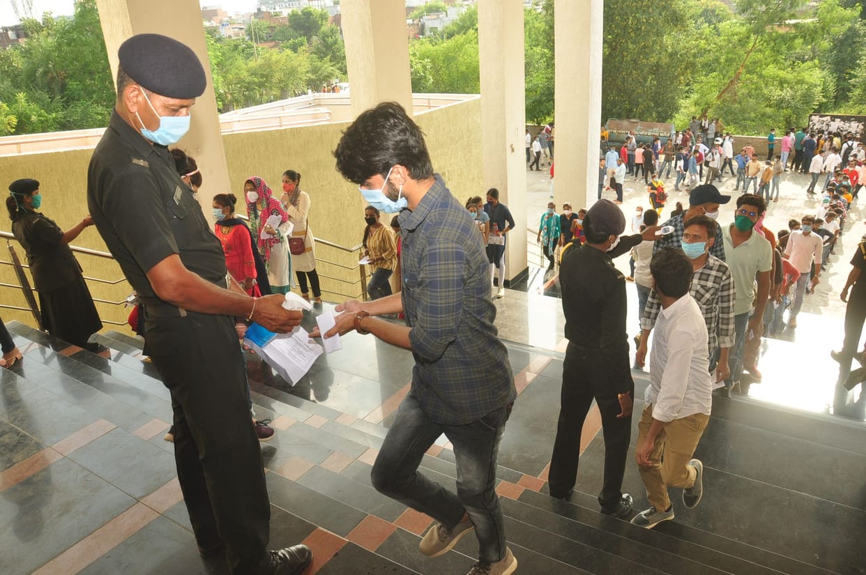70 percent appeare in entrance exam.