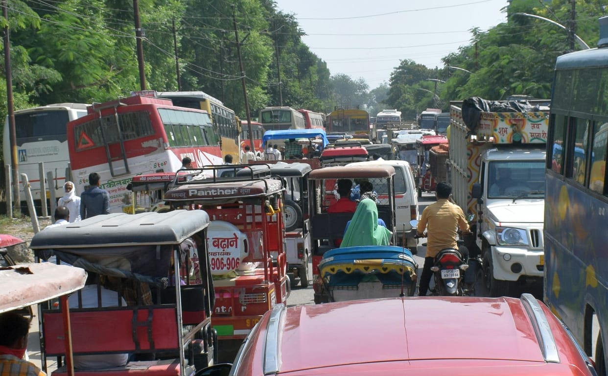 ghantaghar road block