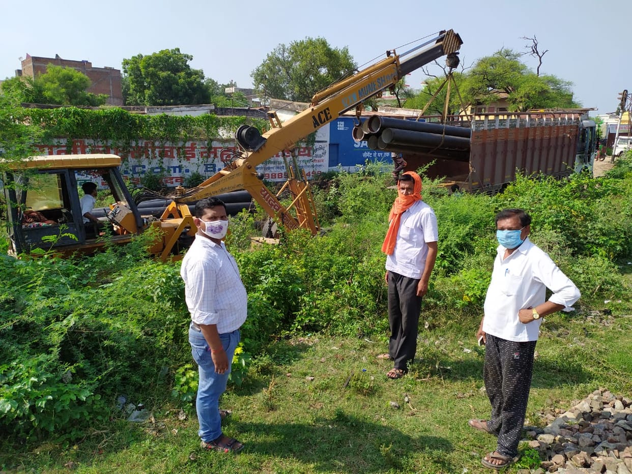 nahru nager pipe line shifted