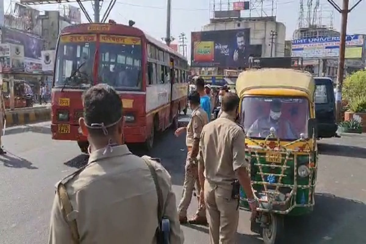 Meerut News: Police has challans of those who did not wear masks on face