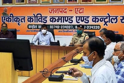 Corona Virus In Etah: Covid Patient Principal Died In Etah After Home Isolate