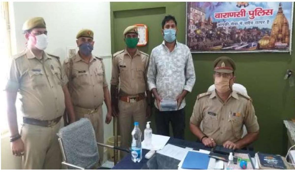 Varanasi double murder case choukaghat: 25 thousand Prize crook arrested involved in double murder case