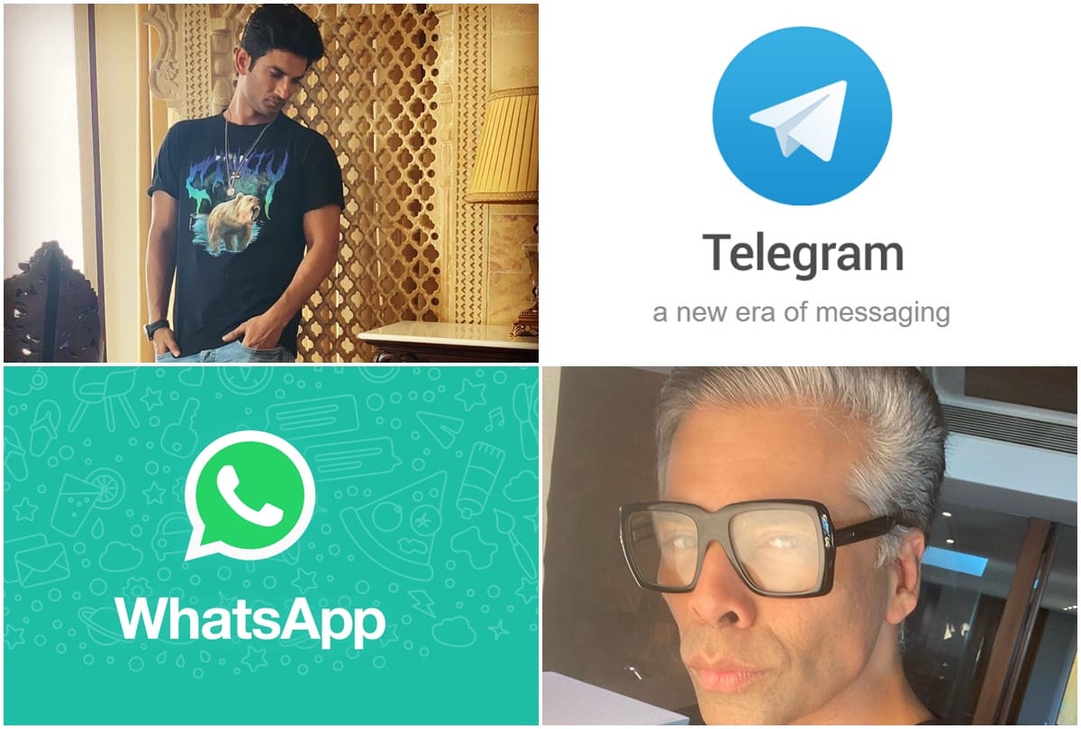 After Sushant Singh Rajput Death Case and Bollywood Drug Connection Karan Johar and Other Celebs To Use Telegram Instead Whatsapp