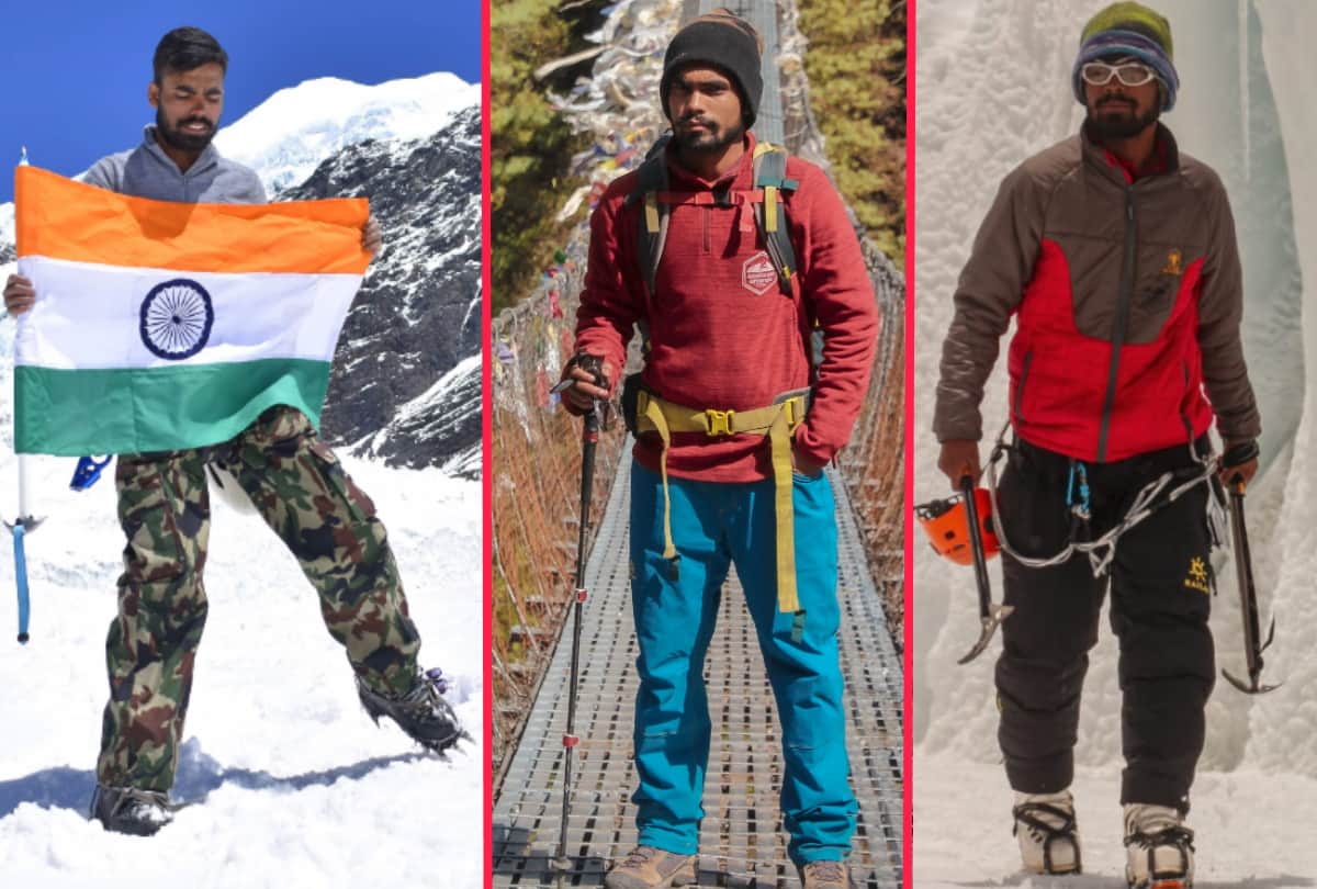 Mountaineer Nitish of Gorakhpur will climb 19086 feet high Mount Rudragaira