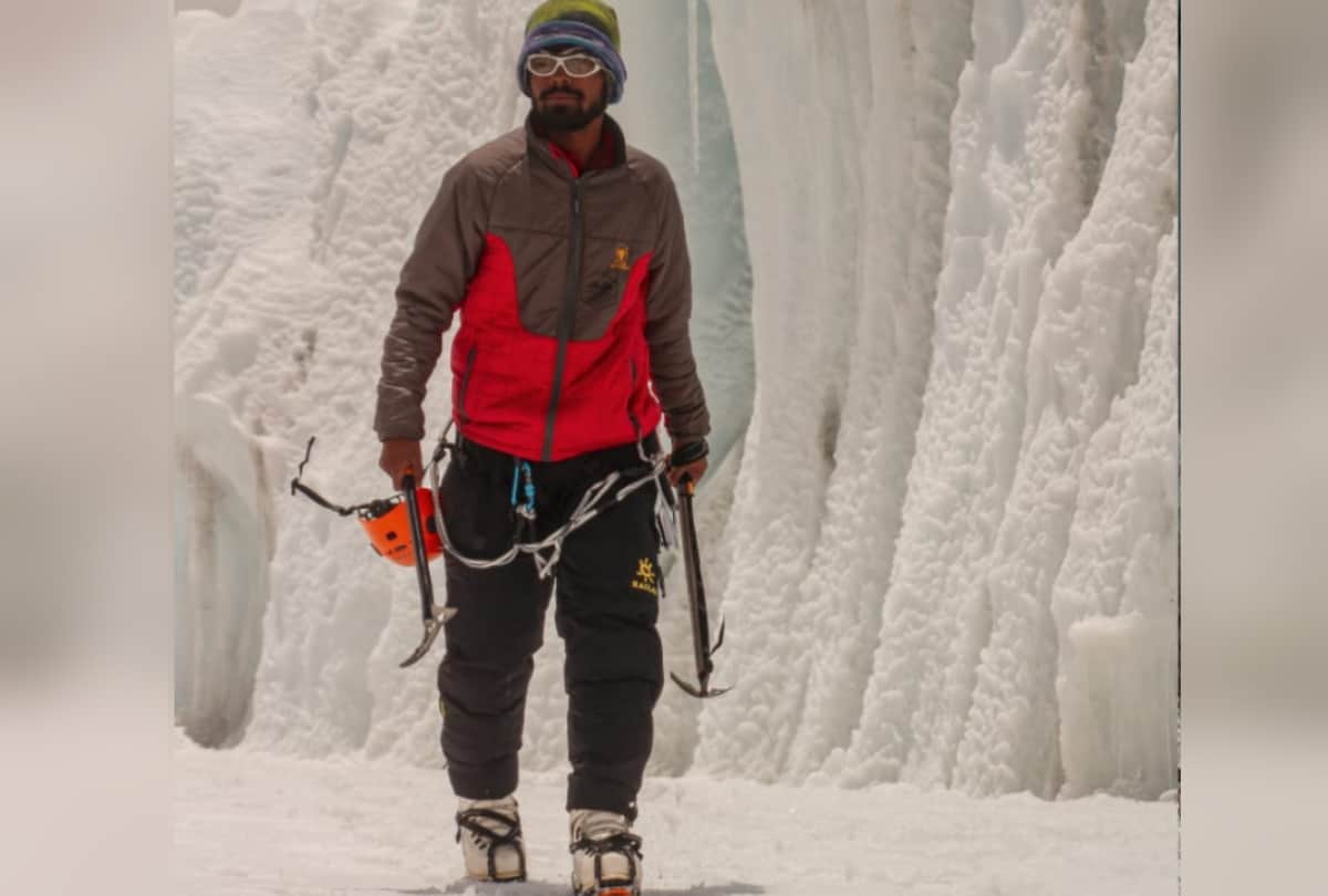 Mountaineer Nitish of Gorakhpur will climb 19086 feet high Mount Rudragaira