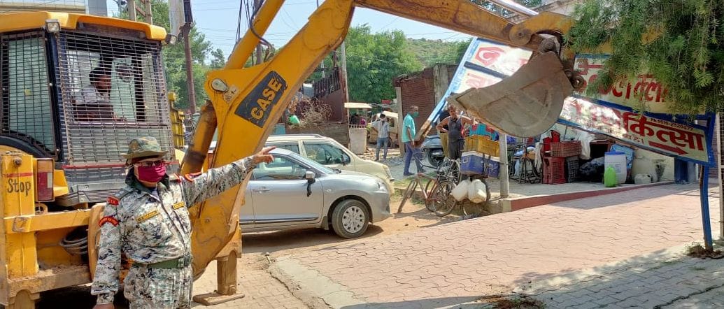 incroachment demolish