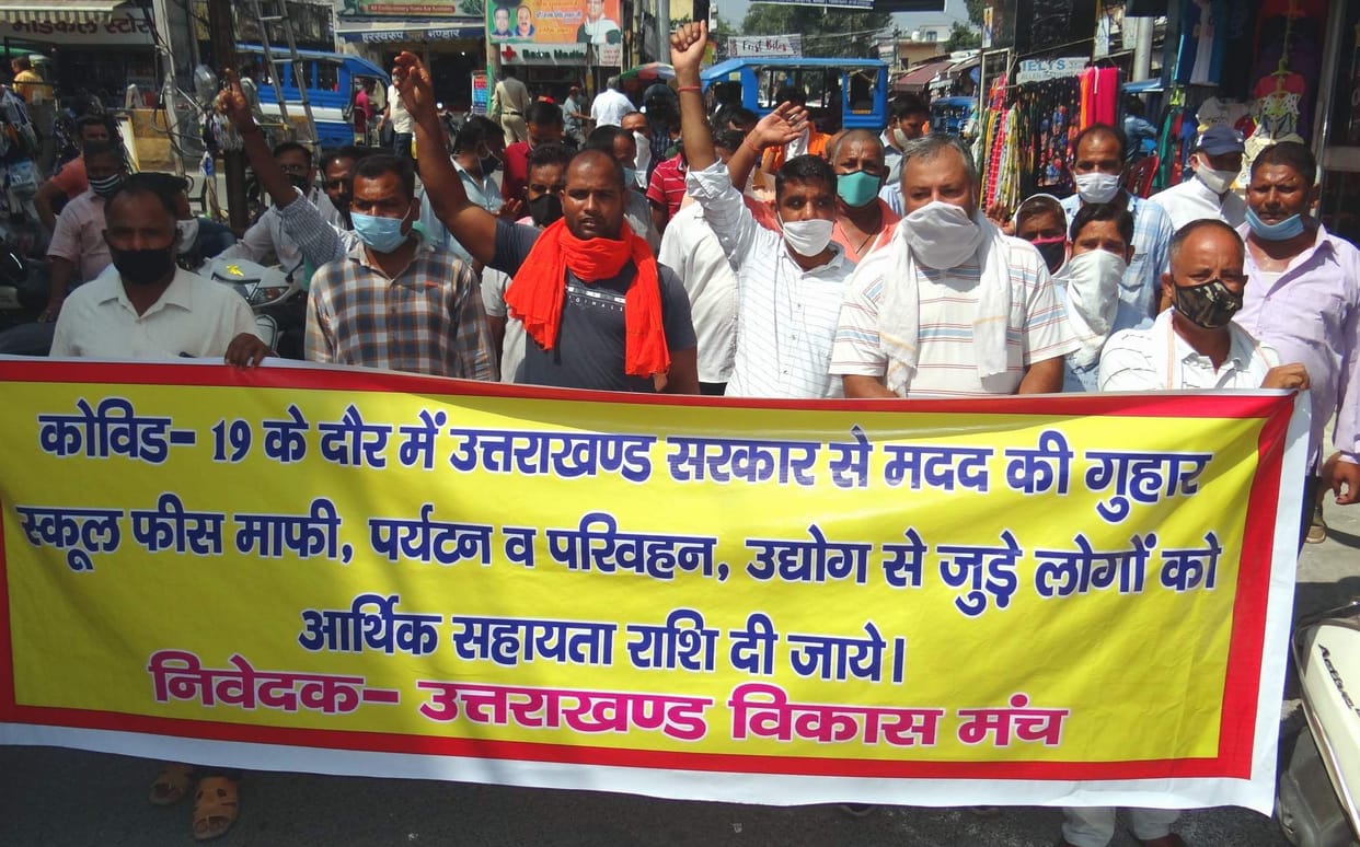 Transport and small traders seek financial support from the government