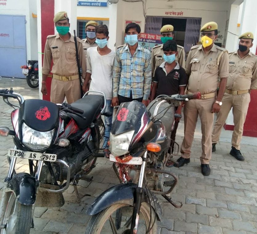 3 wehicle thief arrested