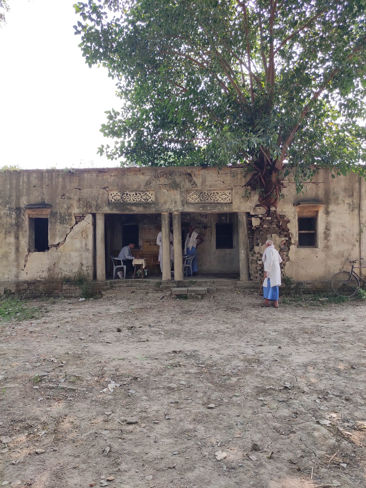 Shabby building, torn walls, Ayurveda hospitals become hallmark