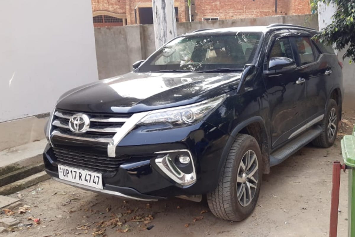 The police attached the Sunil Rathi's Fortuner car after two days in Baghpat