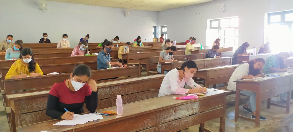 389 students appeared for exam
