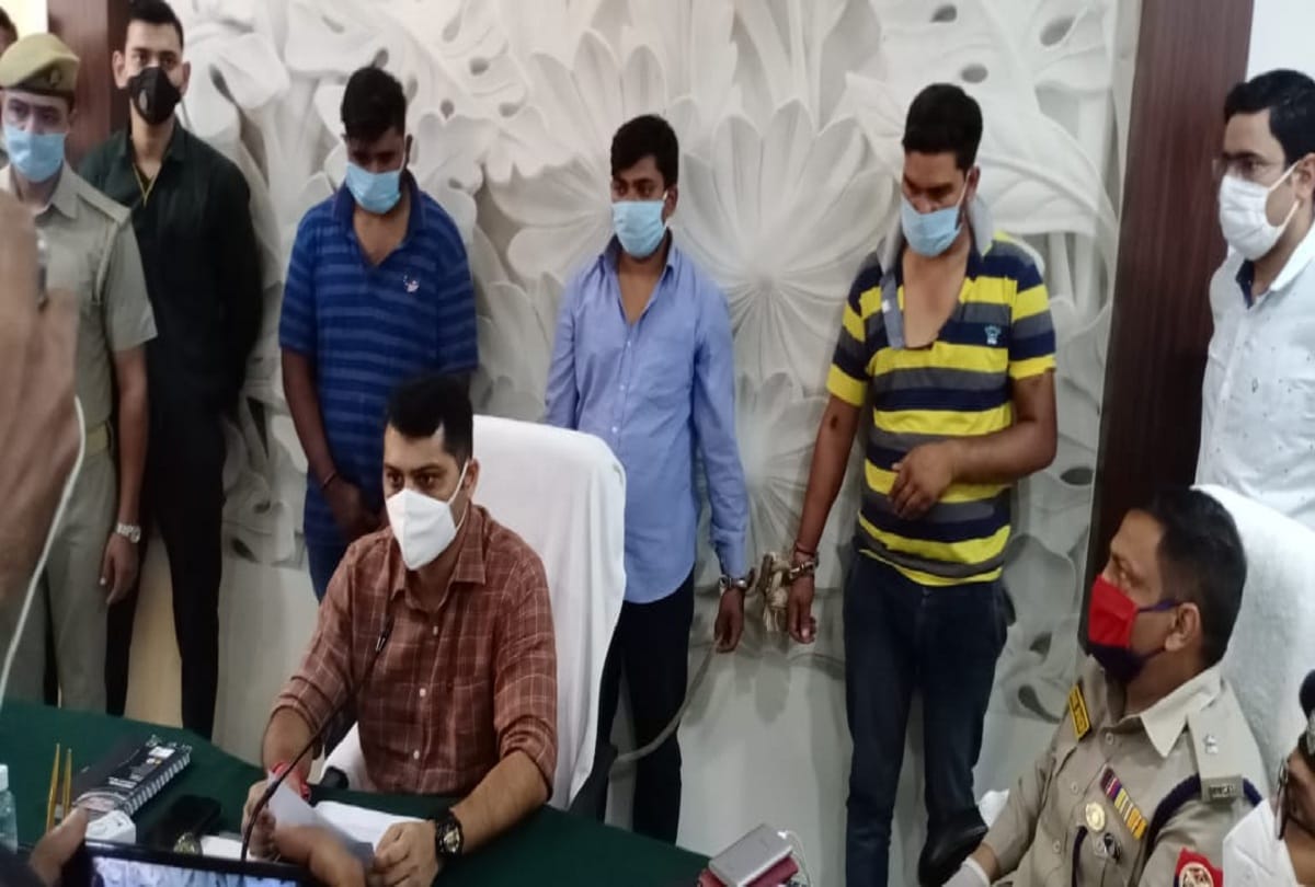 Encounter between police and miscreants in Jhansi, three cyber criminals arrested