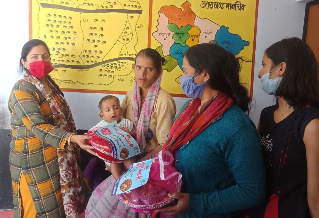 Nutrition packets distributed to 38 children of Jakhanidhar