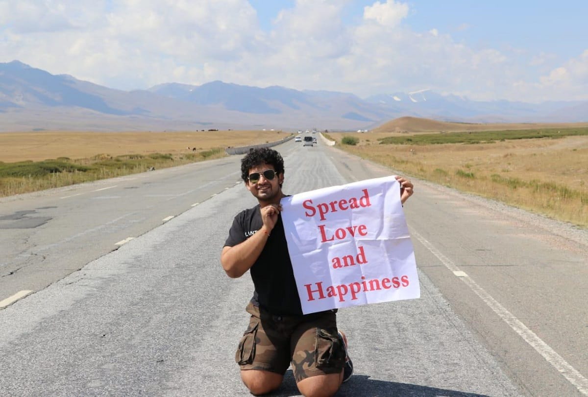 wrestler labhanshu sharma on world tour by bus you can also join him