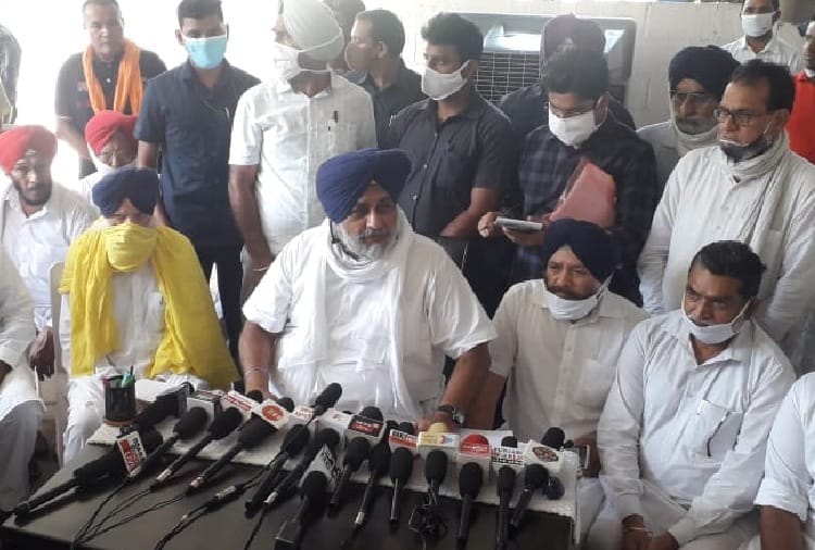 Punjab News in Hindi: Sukhbir Singh Badal visited Sangrur and Moga